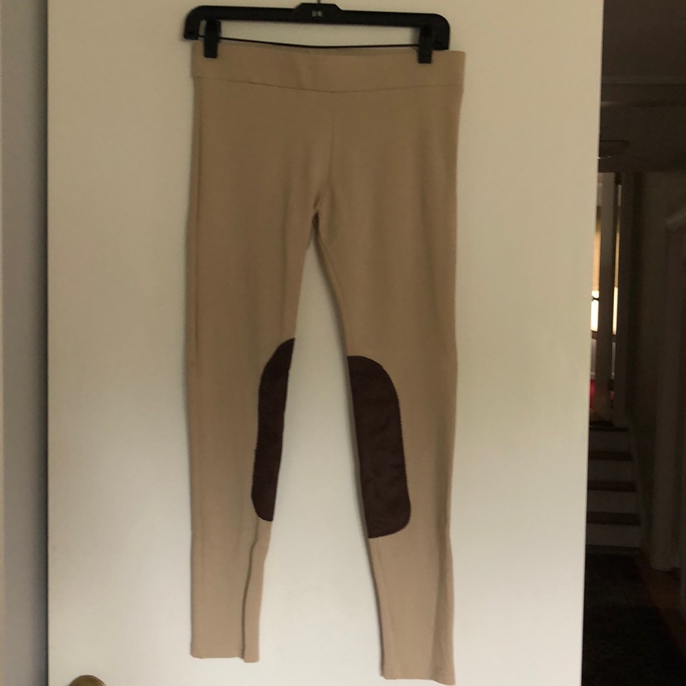 Legging with brown patches